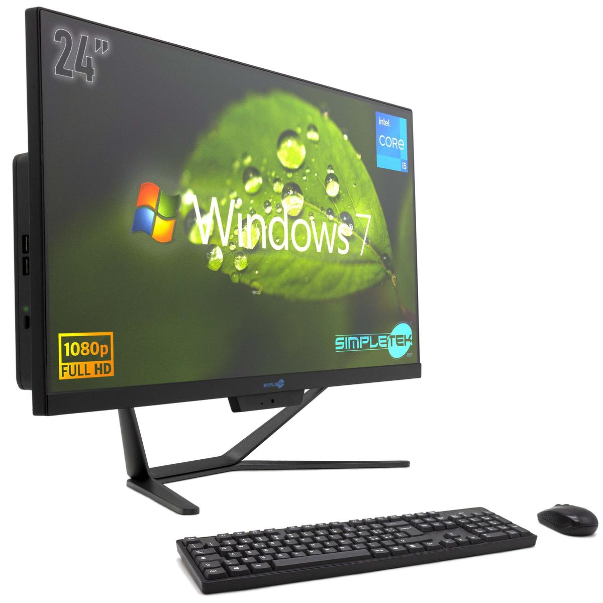 Aio Tout en Un i5 24 " 4GB 120GB Full HD WIN7 Ordinateur Personnel Fixe