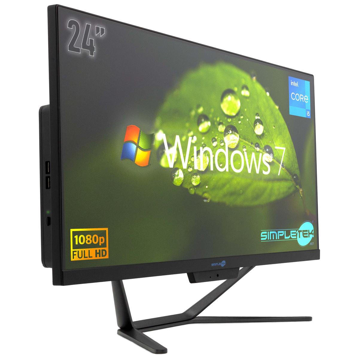 Aio Tout en Un i5 24 " 4GB 120GB Full HD WIN7 Ordinateur Personnel Fixe - Photo 4/11