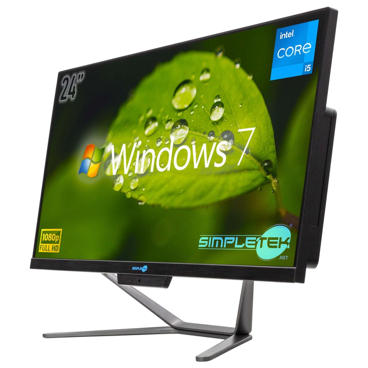 Aio Tout en Un i5 24 " 4GB 120GB Full HD WIN7 Ordinateur Personnel Fixe - Photo 2/11