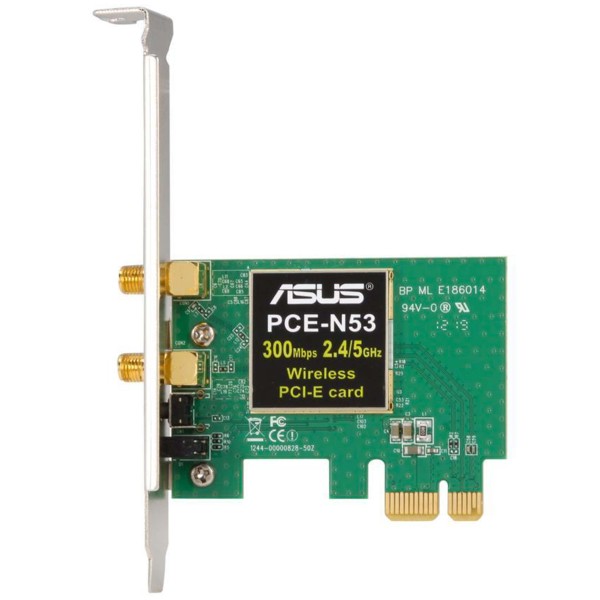 SCHEDA WIRELESS INTEGRATA PCIe ANTENNA ANTENNE WIFI PER COMPUTER FISSO 2.4/5GHZ