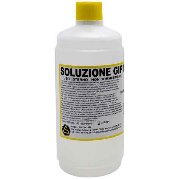 ALCOOL ISOPROPILICO GIP103 1L DETERGENTE PULIZIA OSSIDO ULTRASUONI PURO 97%