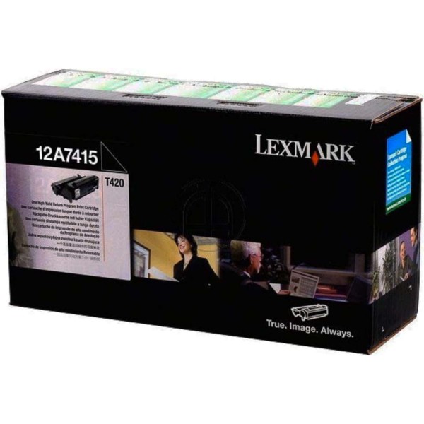 LEXMARK 12A7415 TONER CARTUCCIA ORIGINALE DI RICAMPIO PER T420 STAMPANTE LASER