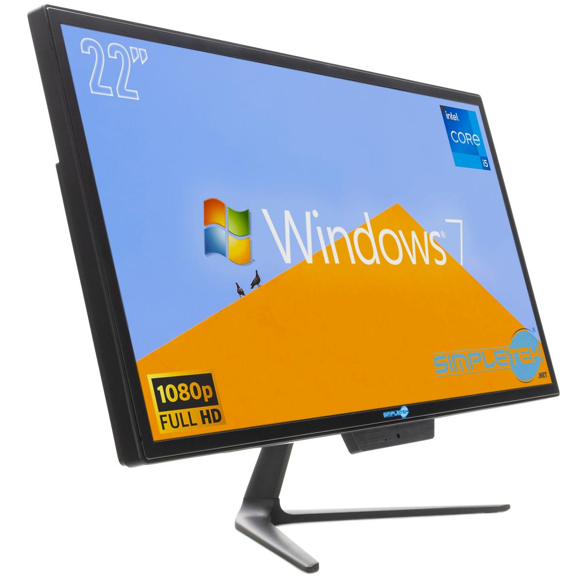 Aio Tout en Un i5 22 " 8GB 240GB Full HD WIN7 Ordinateur Personnel Fixe - Photo 10/11