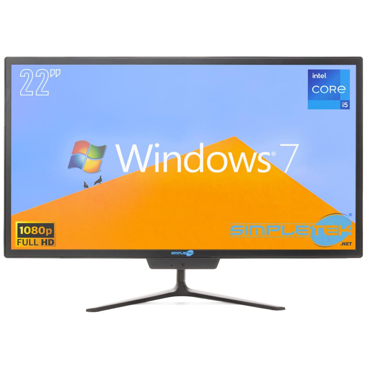 Aio Tout en Un i5 22 " 8GB 240GB Full HD WIN7 Ordinateur Personnel Fixe - Photo 2/11