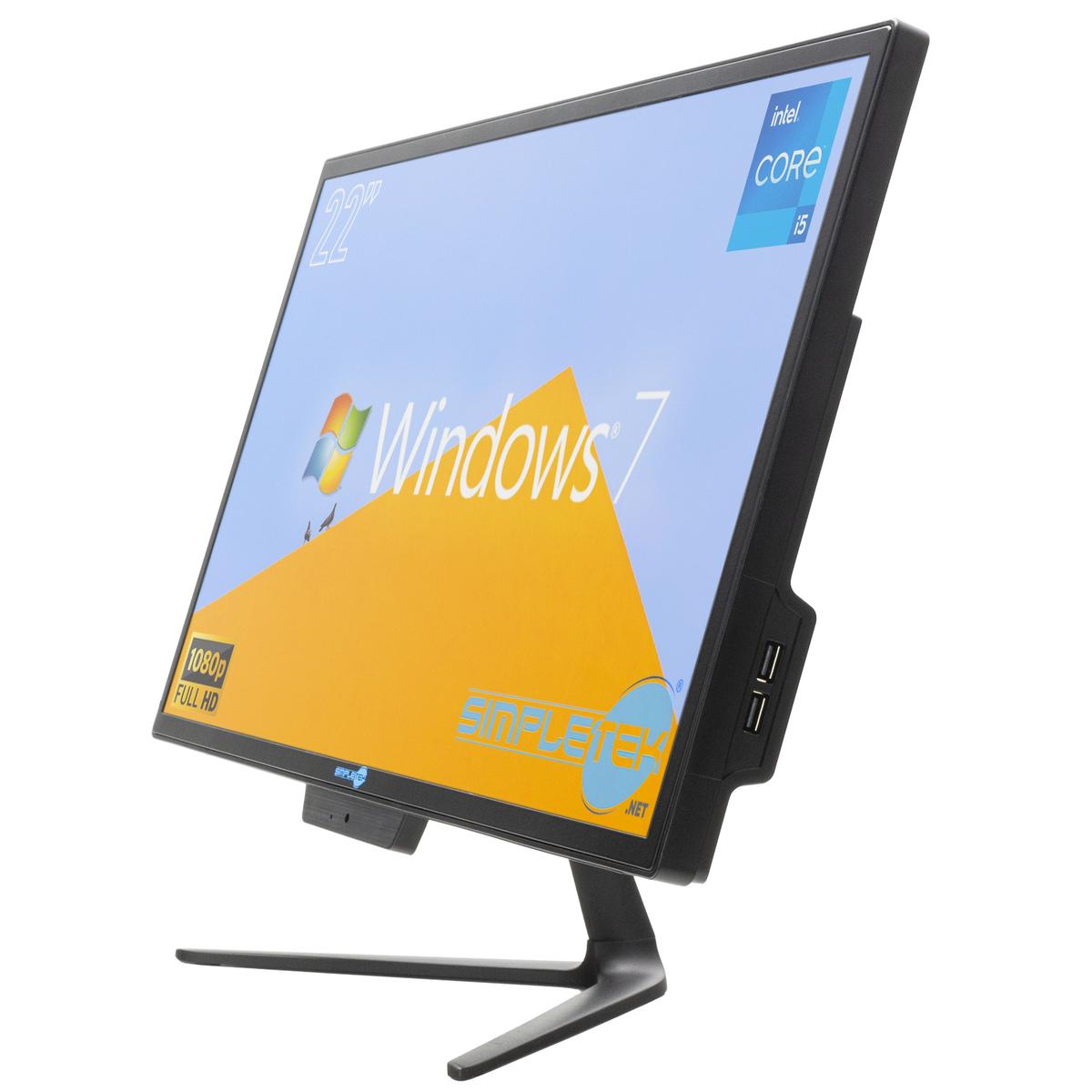 Aio Tout en Un i5 22 " 8GB 240GB Full HD WIN7 Ordinateur Personnel Fixe - Photo 5/11