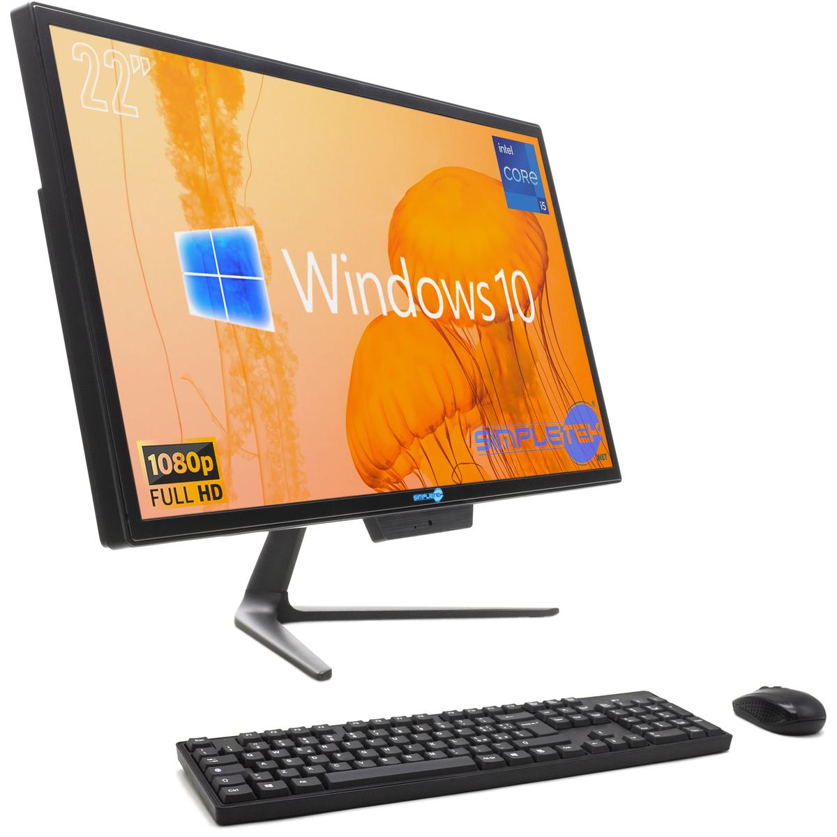 Aio All IN One i5 22 " 16GB 960GB Full HD Win 10 Desktop Computer Desktop Office - Picture 1 of 11
