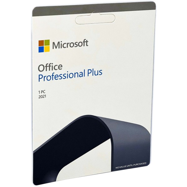 MICROSOFT OFFICE PROFESSIONAL PLUS PRO 2021 1 PC LICENZA ORIGINALE BOX CON DVD INGLESE 32/64BIT Product key attivabile