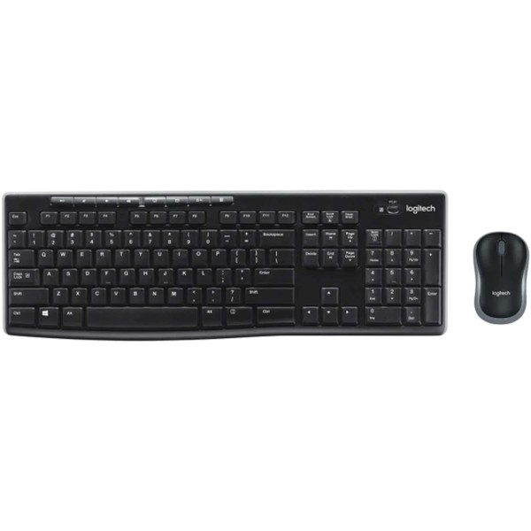 LOGITECH MK270 KIT MOUSE E TASTIERA WIRELESS WIFI LAYOUT INGLESE UK COMBO SET