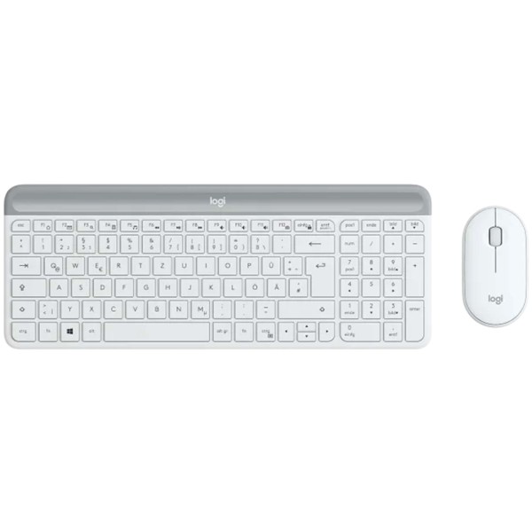 LOGITECH MK470 KIT MOUSE E TASTIERA WIRELESS WIFI LAYOUT TEDESCO QWERTZ SLIM