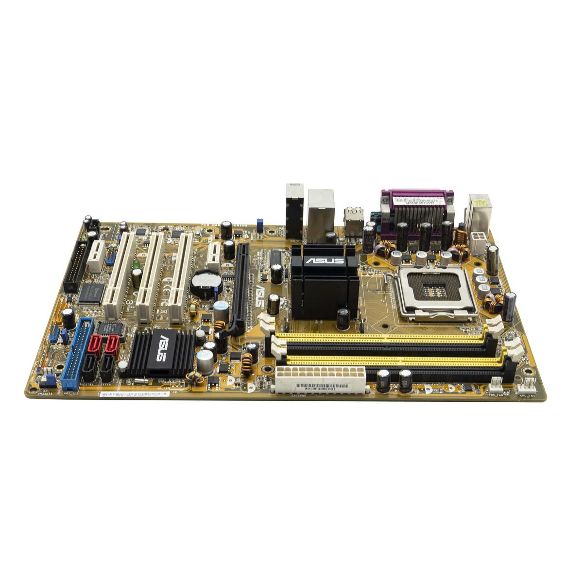 Motherboard LGA775 LGA 775 ASUS P5LD2 SE/C DDR2 4 Slot ATX RS232 Serial LPT - Picture 2 of 5