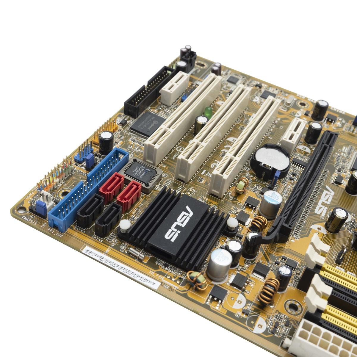 Motherboard LGA775 LGA 775 ASUS P5LD2 SE/C DDR2 4 Slot ATX RS232 Serial LPT - Picture 3 of 5