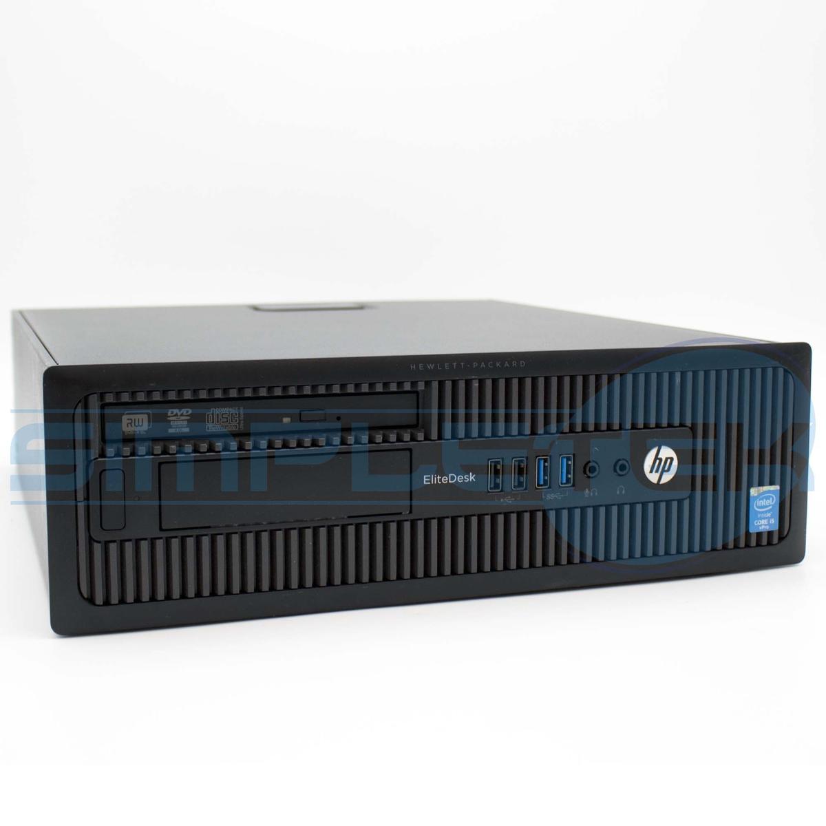 HP Elitedesk 800 G1 i5 8GB 1TB Win 10 Pro Desktop-Computer Desktop SFF PC RS232 - Bild 2 von 5