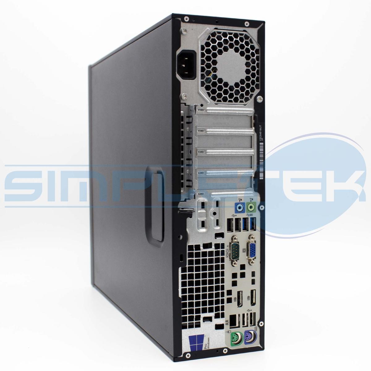 HP Elitedesk 800 G1 i5 8GB 1TB Win 10 Pro Desktop-Computer Desktop SFF PC RS232 - Bild 3 von 5