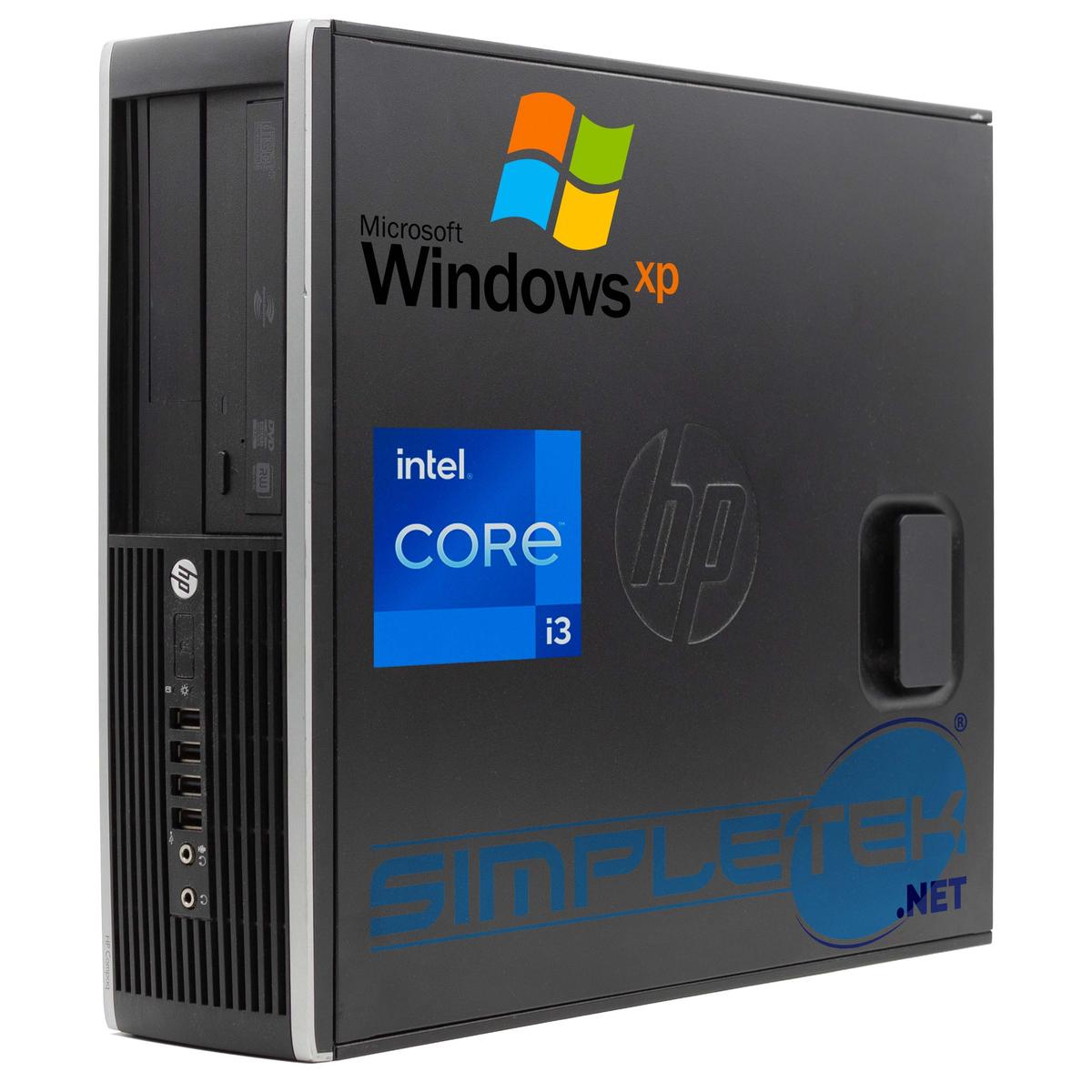 HP 8200 SFF i3 4GB 1TB HDD Windows XP Pro Desktop Computer Desktop RS232 Dvd-Rw - Picture 1 of 5