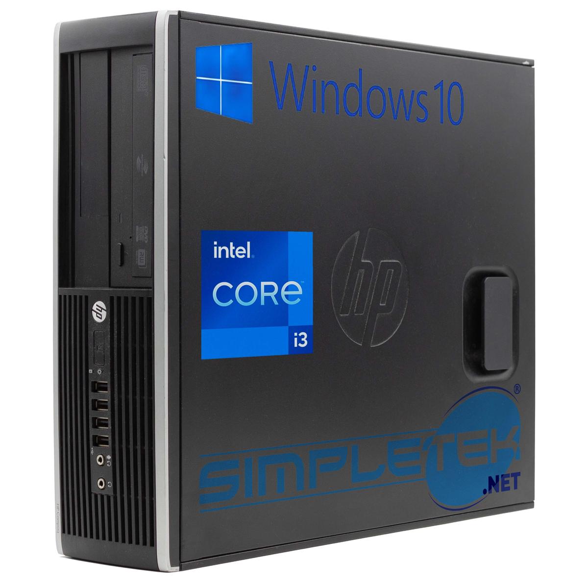 HP 8200 SFF i3 16GB 240GB 1GB GPU WINDOWS 10 Desktop Computer RS232 DVD-RW