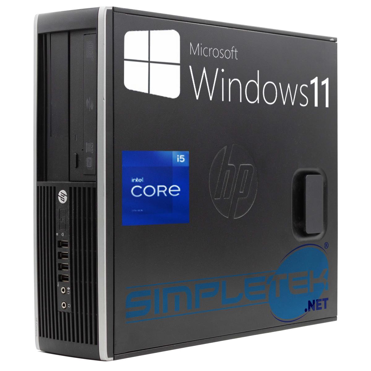HP 8200 SFF i5 16GB 480GB 2GB Gpu WIN11 Desktop Computer RS232 Com Dvd-Rw