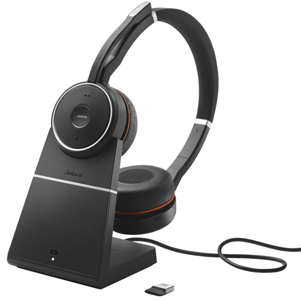 JABRA EVOLVE 75 SE CUFFIA CUFFIE AURICOLARE MONO WIRELESS BLUETOOTH USB-A WIFI