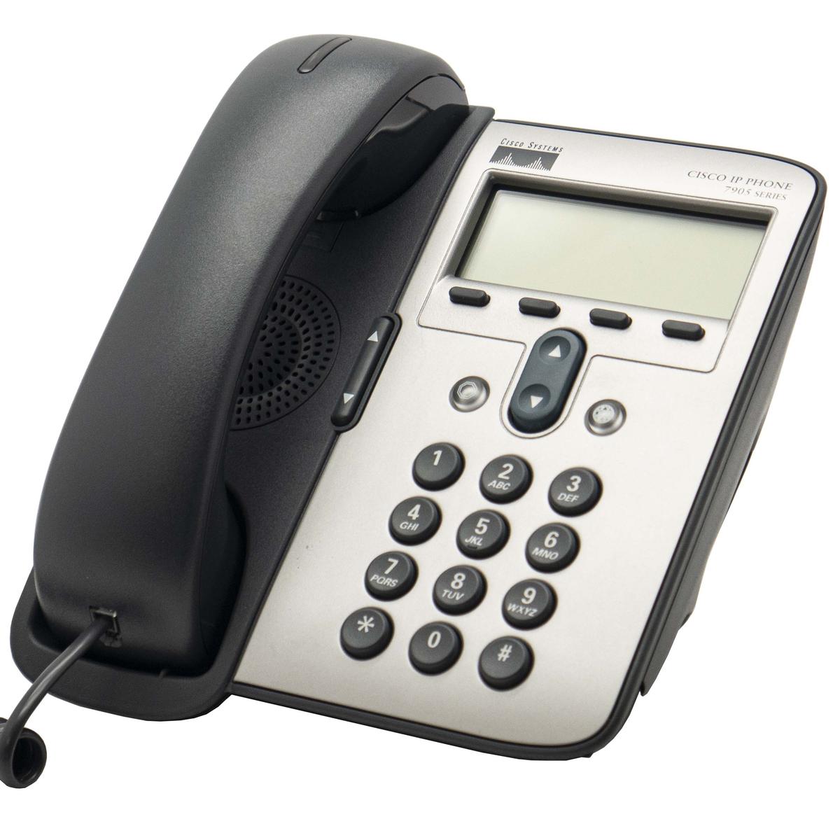 Cisco IP Phone Téléphone Poe 7905 CP-7905G Entreprise Bureau A Cornet Voip Ms