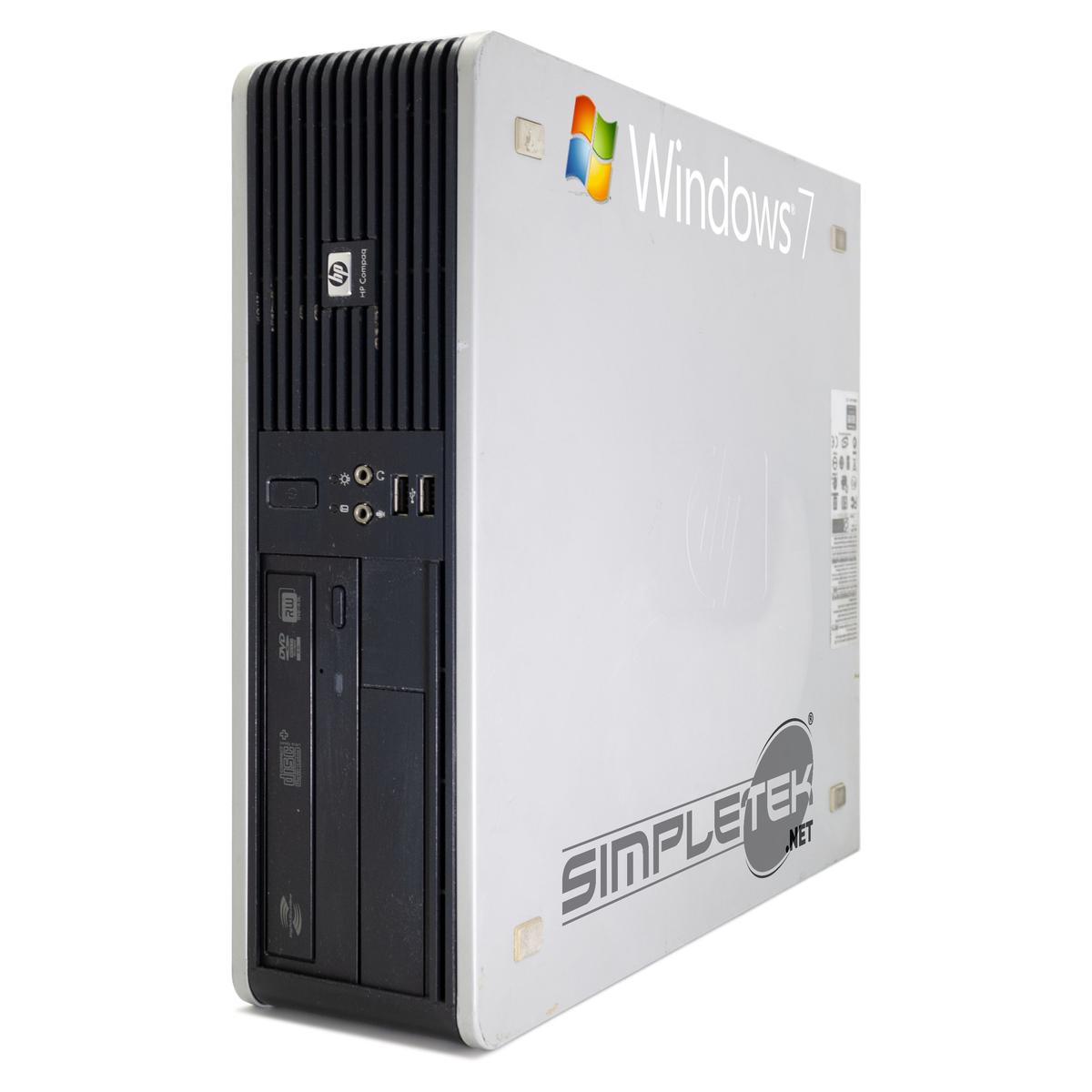 HP DC7900 WIN7 RAM 4 SSD 120 GB Dvd-Rom Serial RS232 Com Desktop Computer - 第 1/4 張圖片