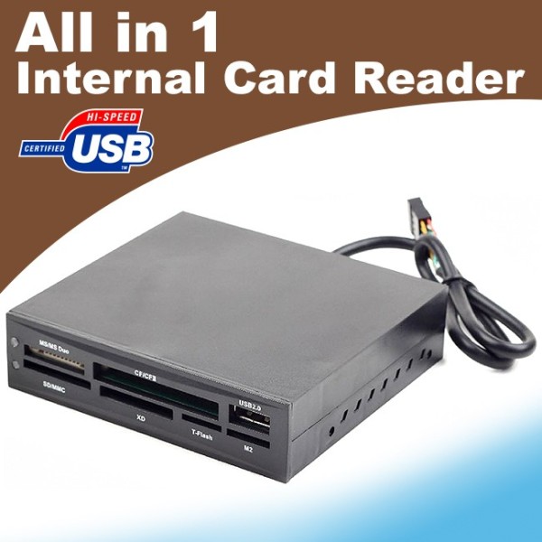 all in one internal card reader usb ms sd mmc xd sm cf md