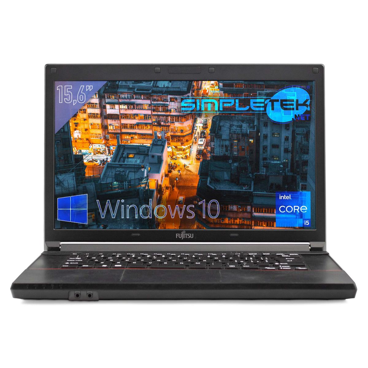 Fujitsu A574 Core i5 15,6 " Win 10 4GB 120GB HDMI Keyboard Portable Notebook - Picture 2 of 9