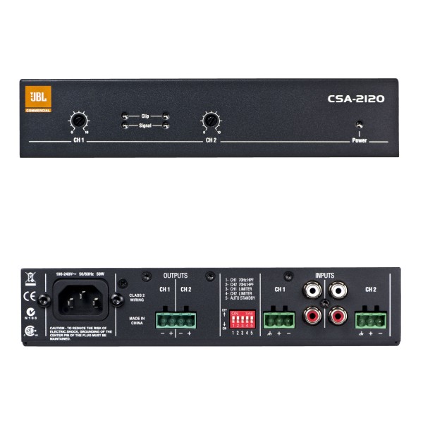 JBL CSA-2120 AMPLICIFICATORE 2 CANALI 120W K248 TRANSISTOR AMPLIFIER