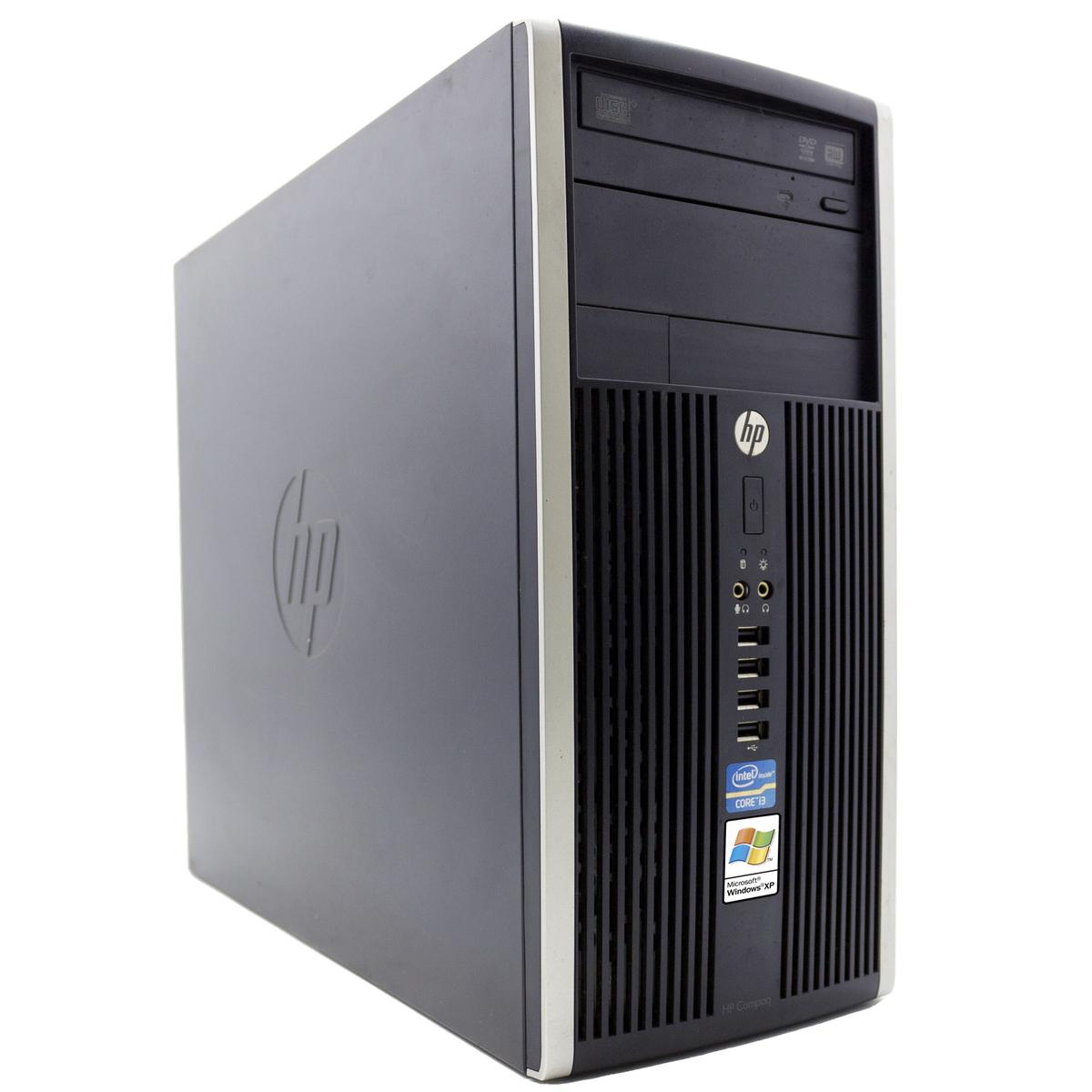 HP 6200 Pro MT i3 3.10GHZ 4GB HDD 250GB PC Computer Mini Tower RS232 DVD Win XP