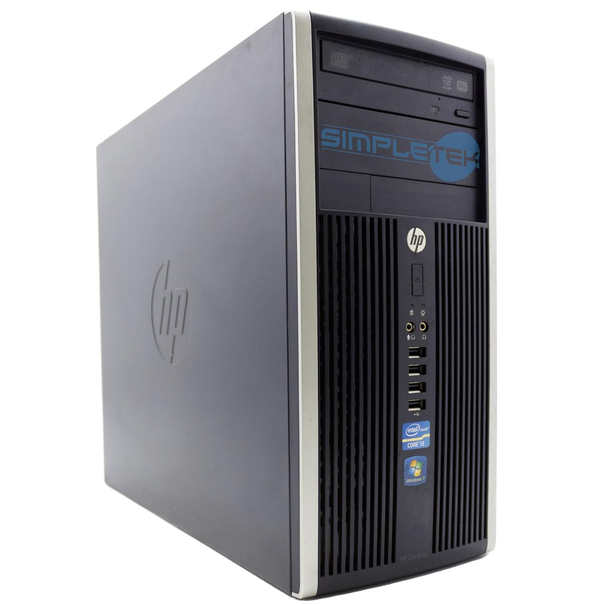 HP 6200 Pro MT i3 3.10GHZ 4GB 120GB Ordinateur PC Fixe Mini Tower RS232 DVD WIN7 - Bild 1 von 4