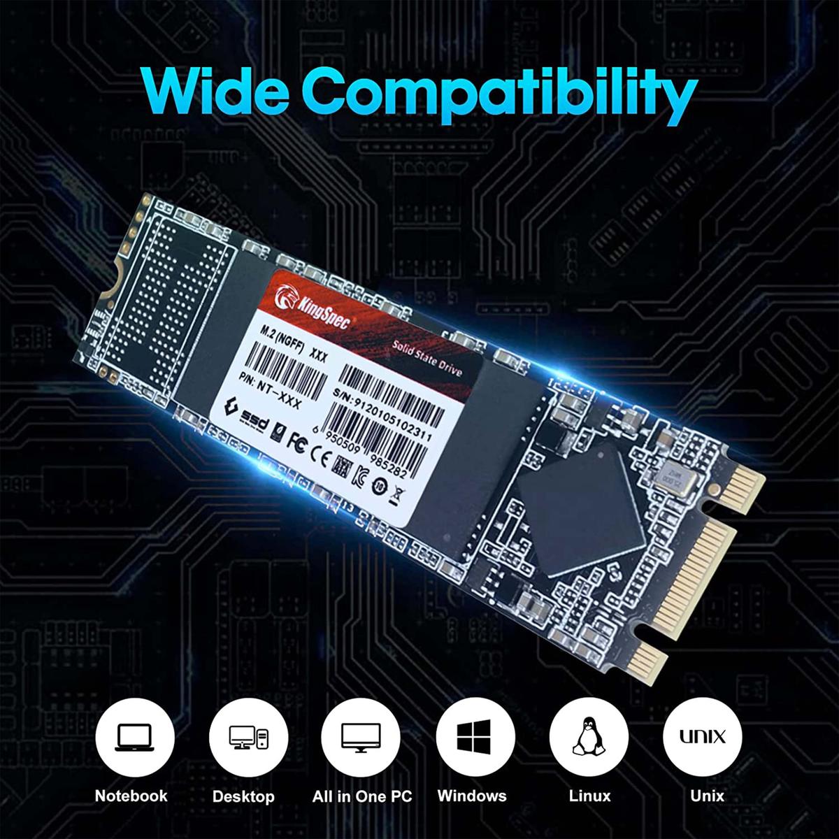 SSD M.2 SATA Ngff 256gb 2280 Disc Condition Solid Lenovo Dell HP Notebook 240gb - Picture 6 of 6