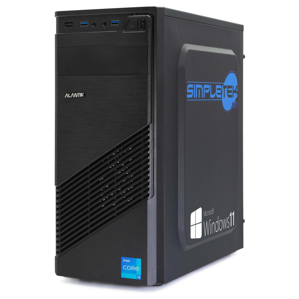 Computer Assembled Core i3 16GB 2TB Windows 11 Pro Use Office HDMI Gaming PC - Picture 1 of 5