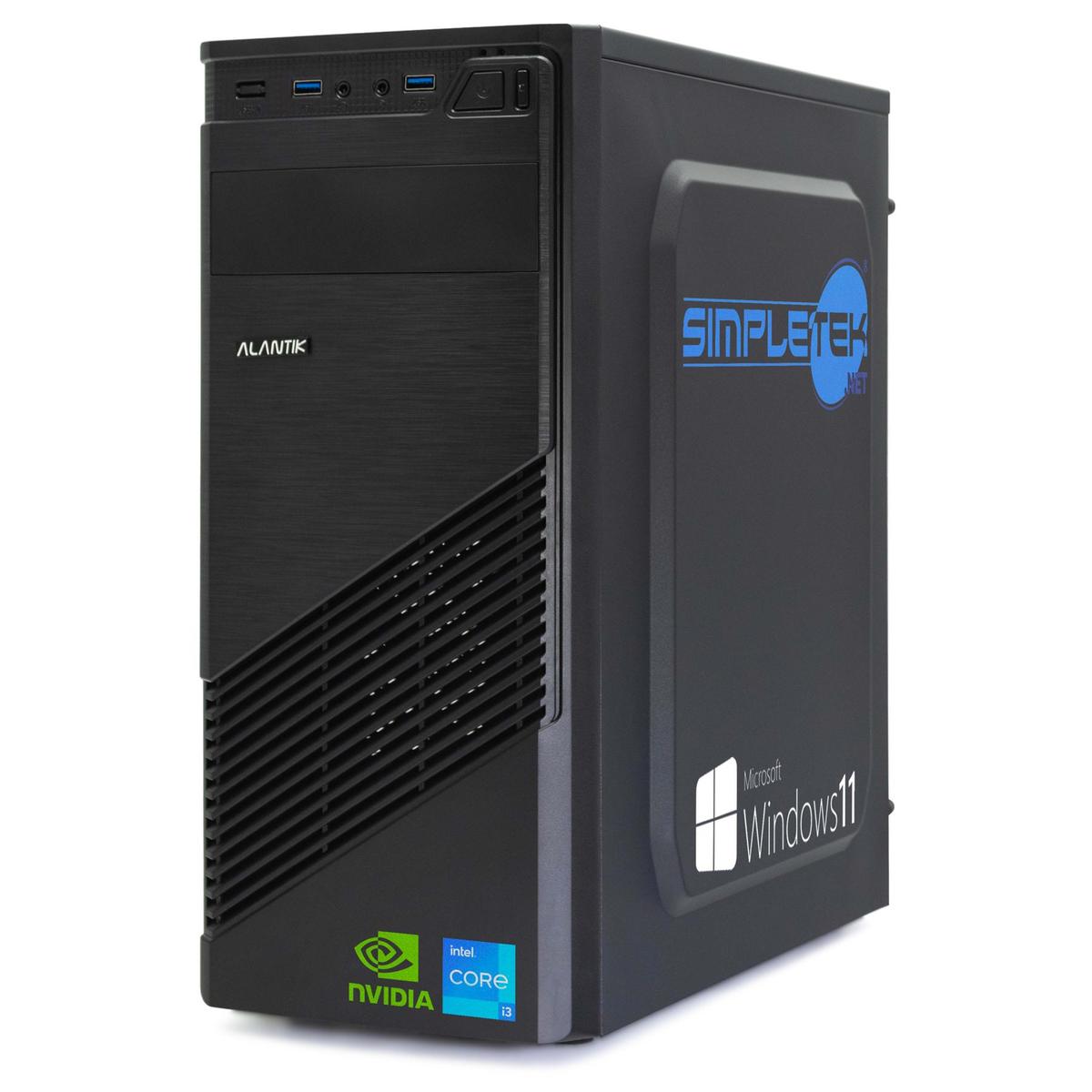 Computer Assembled i3 8GB 240GB 1GB Gpu GT710 Win 11 Pro Use Office HDMI - Picture 1 of 5