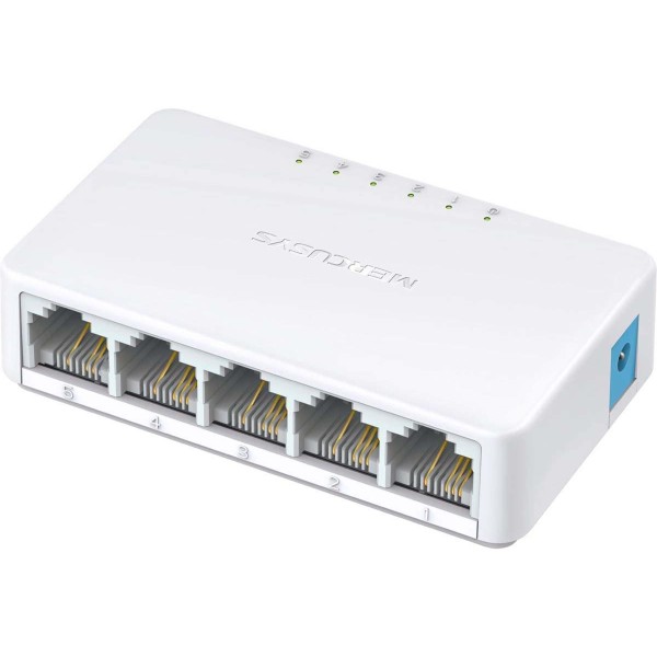 TP-LINK MERCUSYS MS105 SWITCH ETHERNET LAN 5 PORTE 10/100 SDOPPIATORE RJ-45 PC