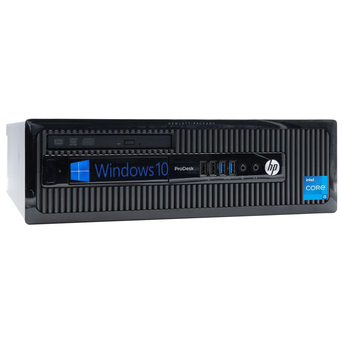HP 400 G1 SFF i5 4GB 120GB Victoire 10 Ordinateur PC Fixe RS232 Com Bureau Rw CD - Bild 1 von 4