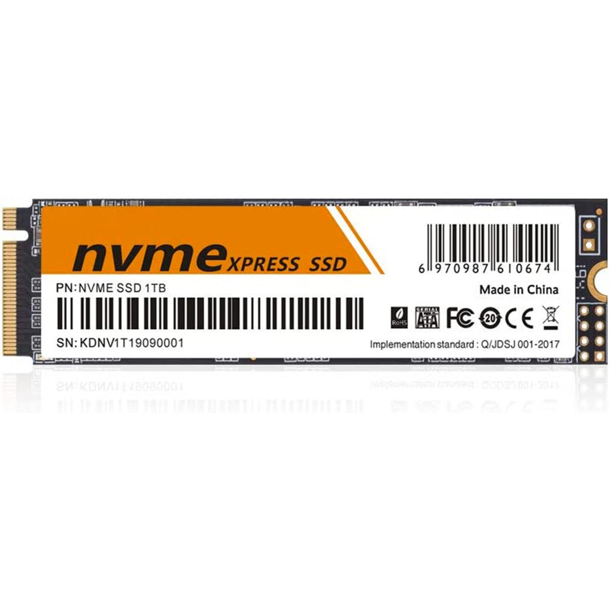 SSD M.2 2280 1TB 1000GB Nvme Pcie 3.0 Disque État Ordinateur Portable