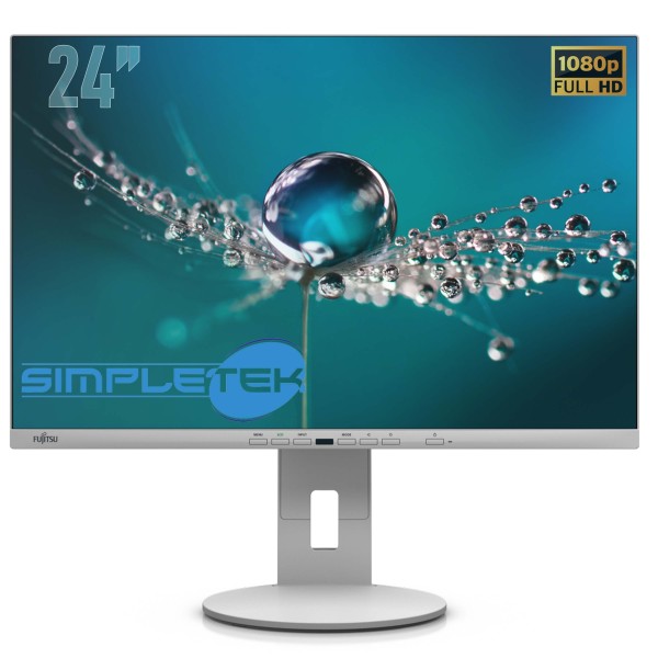 FUJITSU B2410W MONITOR 24” 16:10 LED PROFESSIONALE FULL HD 1080P BIANCO SCHERMO