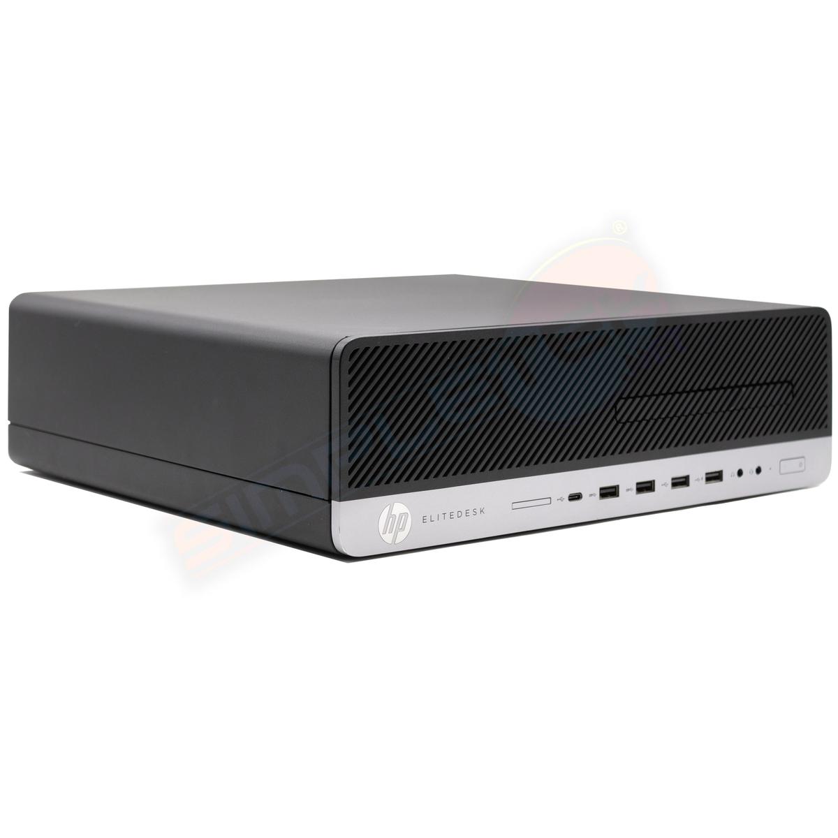 HP Prodesk 800 G3 SFF i7 16GB 240GB 1TB 2GB Gpu GT710 WIN10 Mini Desktop Dvd-Rw - Picture 2 of 5