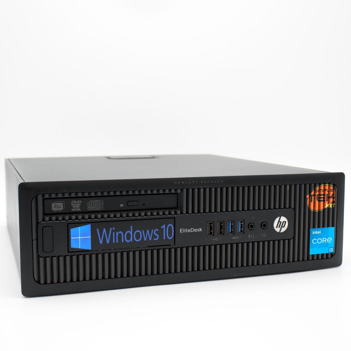 HP Elitedesk 800 G1 SFF i3 16GB 240GB 1TB HDD Win 10 PC Desktop-Computer Desktop