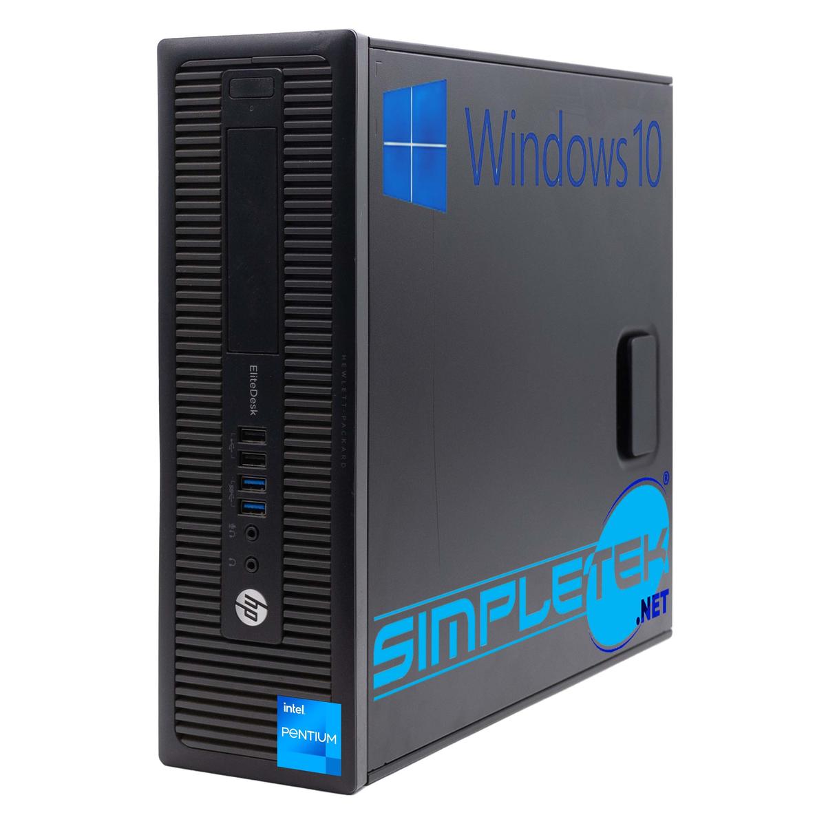 HP 800 G1 SFF Windows 10 8GB 240GB PC Desktop Computer Serial COM RS232