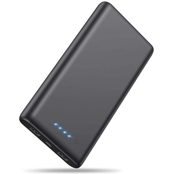 POWERBANK CARICATORE 26800MAH RICARICA RAPIDA 2 PORTE USB POWER BANK RICARICA