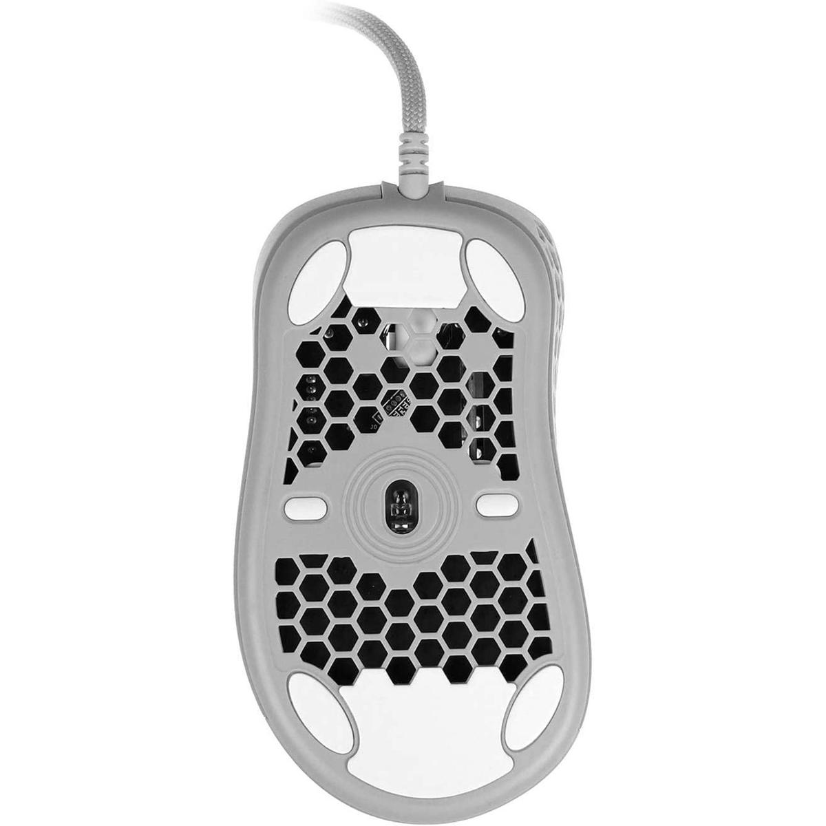 Optical Mouse G-Wolves Gaming with Cable 12000 Dpi 7 Buttons LED RGB Matt White - Picture 5 of 5