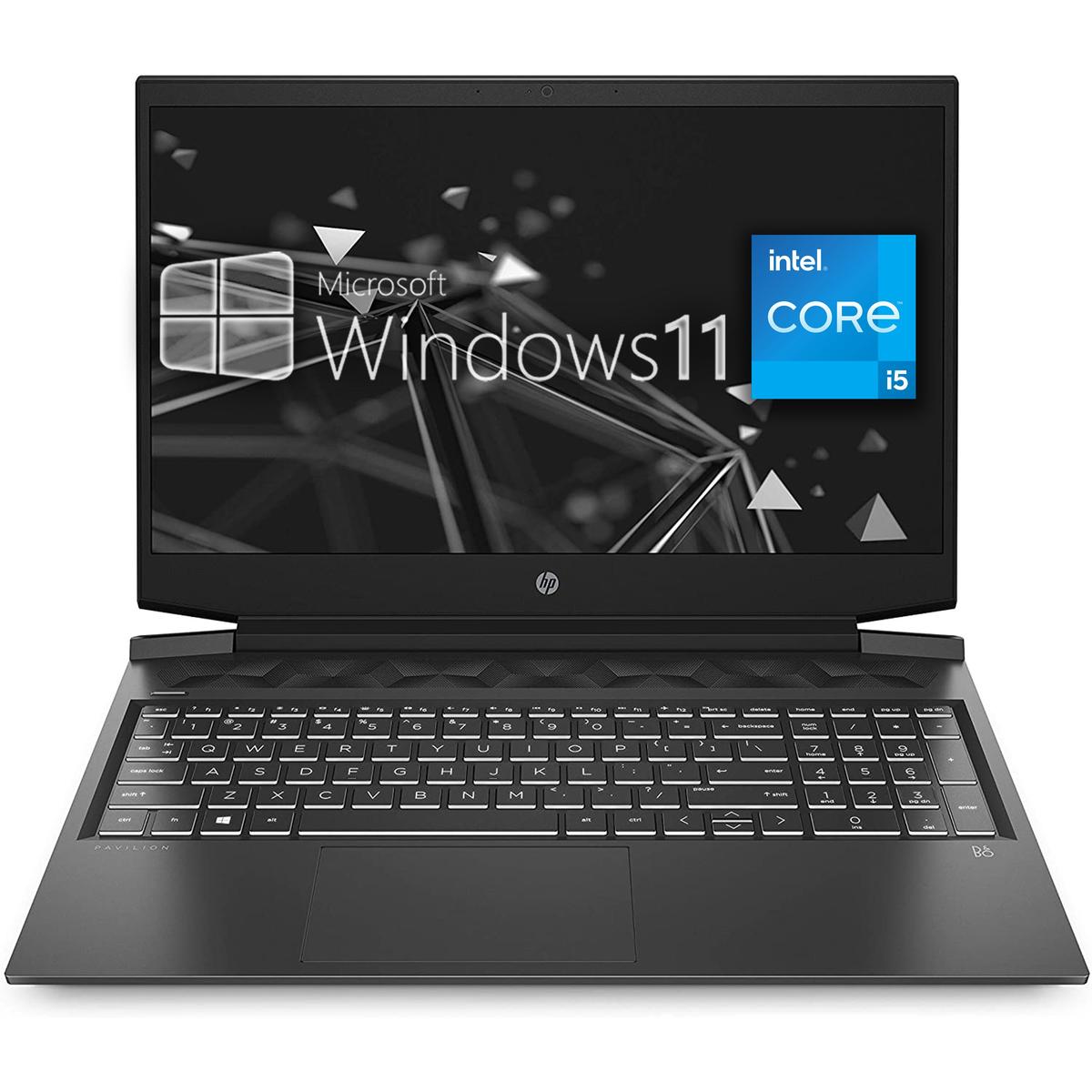HP Pavilion 16 " Core i5 GTX 1650Ti 4GB PC 16GB 240GB 2TB Win 11 Gaming Notebook