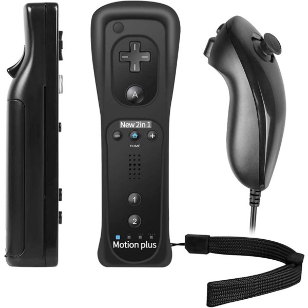 NINTENDO WII / WII U CONTROLLER TELECOMANDO REMOTE CON MOTION PLUS + NUNCHUK