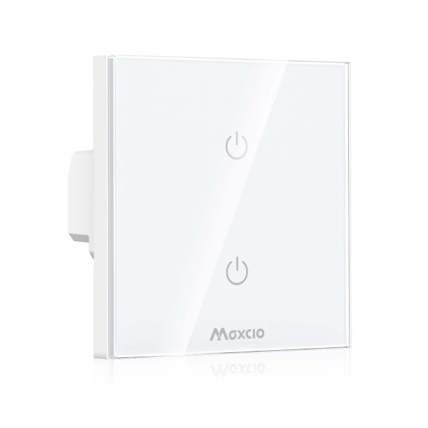 INTERRUTTORE DA PARETE SMART WIFI CONTROLLO TOUCH COMPATIBILE ALEXA GOOGLE