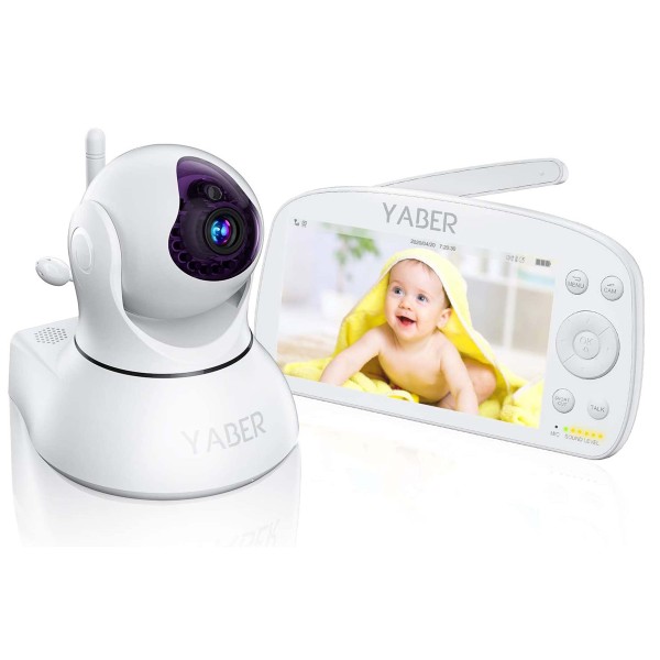 BABY MONITOR VIDEOSORVEGLIANZA TELECAMERA LCD AUDIO FHD 1080P BATTERIA NEONATO