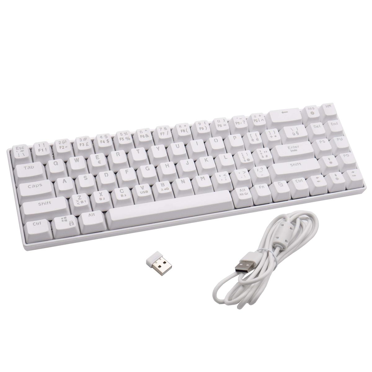 Keyboard Mechanical Mens Gaming RGB Game Wireless Wifi Bluetooth Wireless Wired - Picture 3 of 8