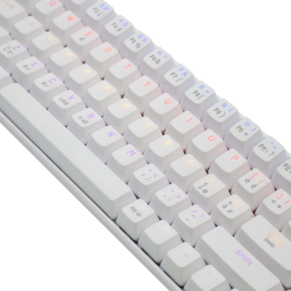 Keyboard Mechanical Mens Gaming RGB Game Wireless Wifi Bluetooth Wireless Wired - Picture 7 of 8