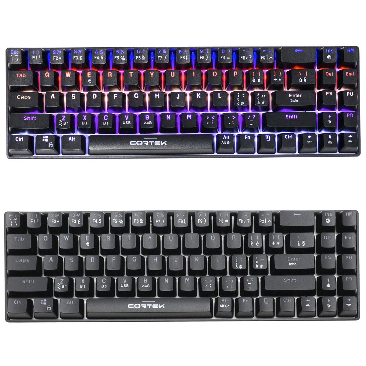 Keyboard Mechanical Mens Gaming RGB Game Wireless Wifi Bluetooth Wireless Wired - Picture 6 of 6