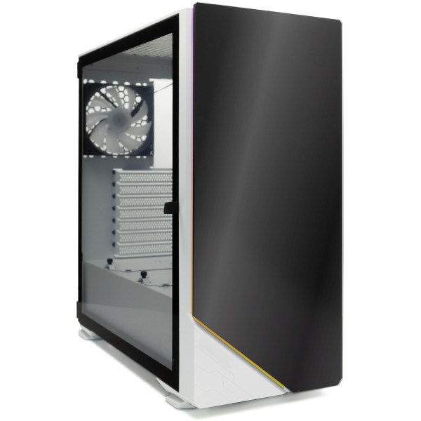 CASE DA GAMING RGB BIANCO ATX MICRO-ATX MINI-ITX mATX TOWER CABINET COMPUTER