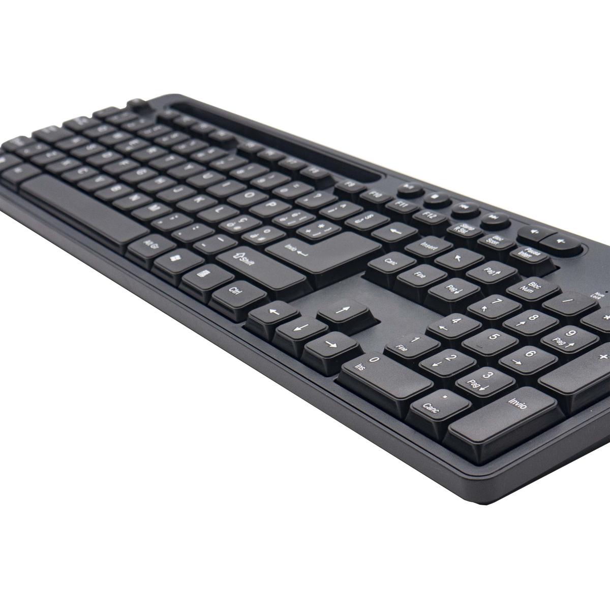 Keyboard Wired USB With Cable Desk Support Smartphone Tablet Cellular - Picture 2 of 5