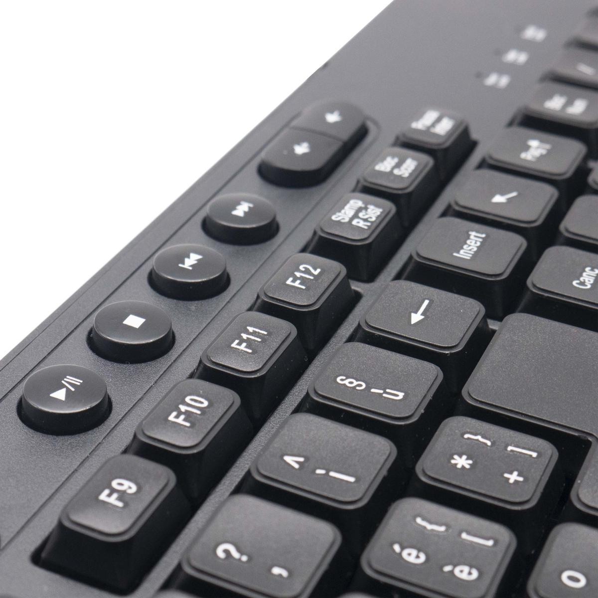 Keyboard Wired USB With Cable Desk Support Smartphone Tablet Cellular - Picture 5 of 5
